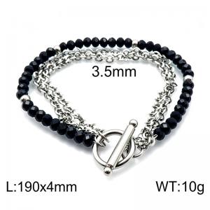 Stainless Steel Bracelet(women) - KB86185-Z