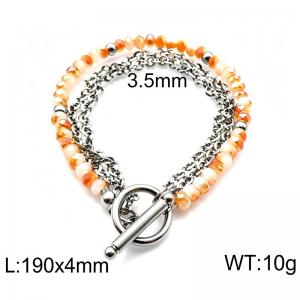 Stainless Steel Bracelet(women) - KB86192-Z