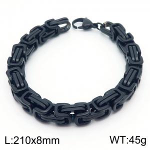 Stainless Steel Black-plating Bracelet - KB91950-Z