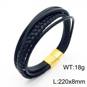 Leather Bracelet - KB92475-K