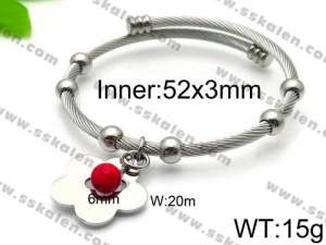Stainless Steel Wire Bangle - KB93049-Z