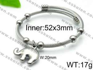 Stainless Steel Wire Bangle - KB93050-Z