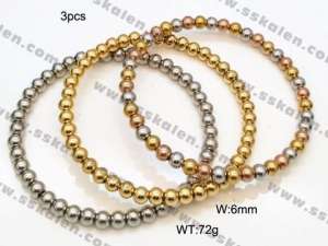 Stainless Steel Gold-plating Bracelet - KB93985-Z