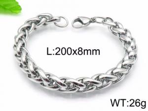 Stainless Steel Bracelet(Men) - KB94357-K