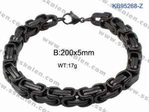Stainless Steel Black-plating Bracelet - KB95268-Z