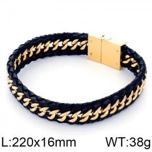 Leather Bracelet - KB95890-K