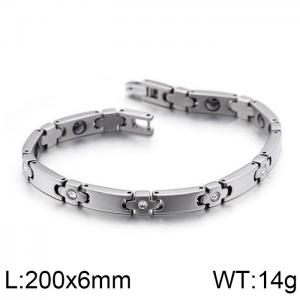 Stainless Steel Magnet Bracelet - KB98894-K