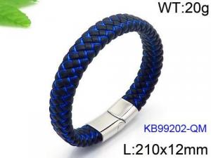 Leather Bracelet - KB99202-QM