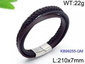 Leather Bracelet - KB99255-QM