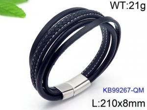 Leather Bracelet - KB99267-QM