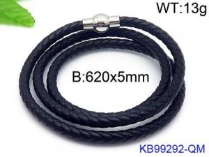 Leather Bracelet - KB99292-QM