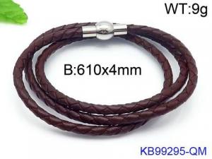 Leather Bracelet - KB99295-QM