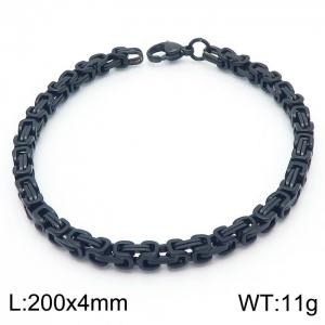 Stainless Steel Black-plating Bracelet - KB99958-Z