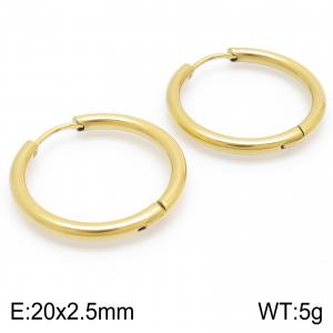 SS Gold-Plating Earring - KE100866-Z