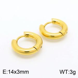 SS Gold-Plating Earring - KE101063-K
