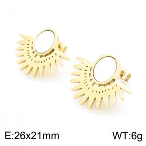 SS Gold-Plating Earring - KE101668-KFC