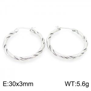 Stainless Steel Earring - KE102535-KFC