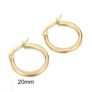 SS Gold-Plating Earring - KE102878-WGJM