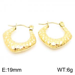 SS Gold-Plating Earring - KE104102-LM