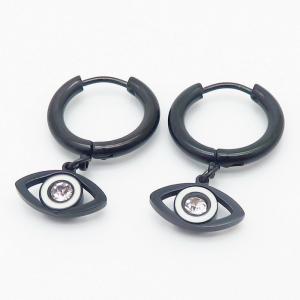 Stainless Steel Stone&Crystal Earring - KE108943-TLS