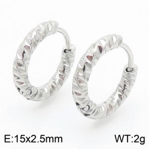Stainless Steel Earring - KE112952-TLS