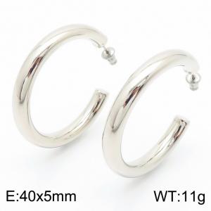 Stainless Steel Earring - KE112973-TLS
