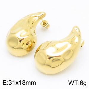 SS Gold-Plating Earring - KE113302-KFC