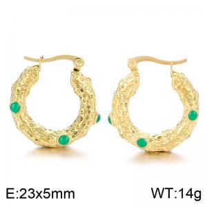SS Gold-Plating Earring - KE113617-HM