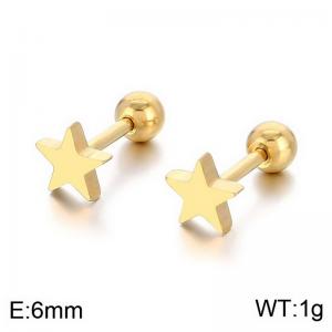 SS Gold-Plating Earring - KE113680-TLS