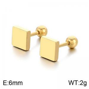 SS Gold-Plating Earring - KE113686-TLS