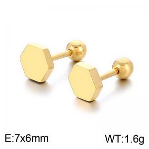SS Gold-Plating Earring - KE113693-TLS
