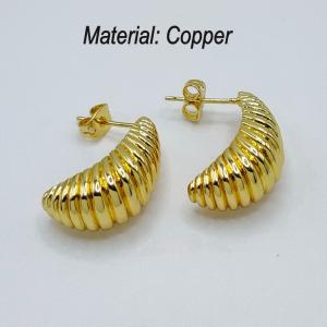 Copper Earring - KE113743-TJG