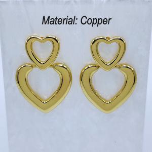 Copper Earring - KE113753-TJG