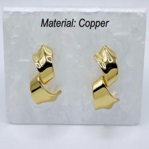 Copper Earring - KE113759-TJG