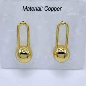 Copper Earring - KE113762-TJG