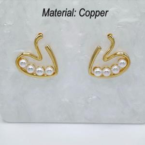 Copper Earring - KE113763-TJG