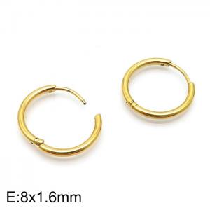 SS Gold-Plating Earring - KE113778-Z