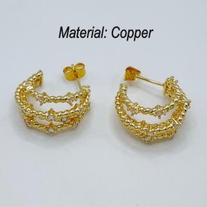 Copper Earring - KE113781-TJG
