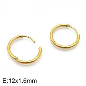 SS Gold-Plating Earring - KE113784-Z