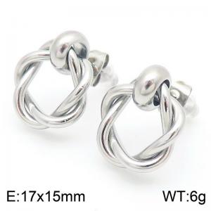 Stainless Steel Earring - KE113798-KFC