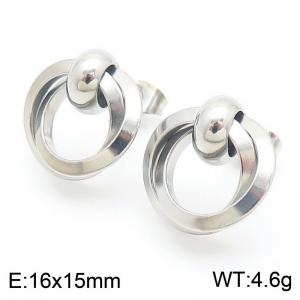 Stainless Steel Earring - KE113892-KFC