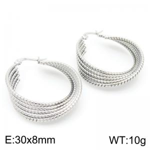 Stainless Steel Earring - KE113913-KFC