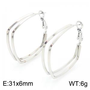 Stainless Steel Earring - KE113918-KFC