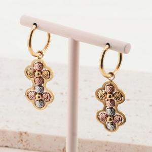 SS Gold-Plating Earring - KE114343-SP