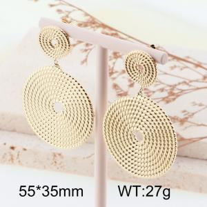 SS Gold-Plating Earring - KE114426-YL