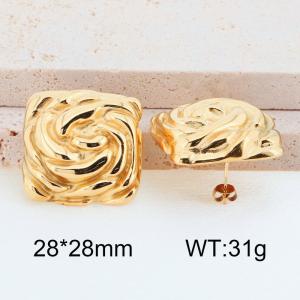 SS Gold-Plating Earring - KE114433-MI