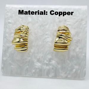 Copper Earring - KE114568-TJG