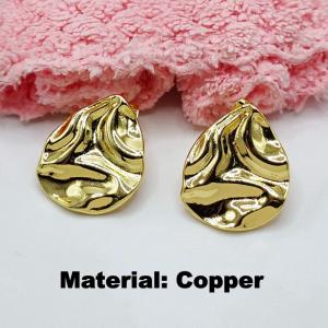 Copper Earring - KE114570-TJG