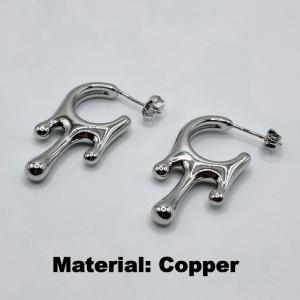 Copper Earring - KE114571-TJG