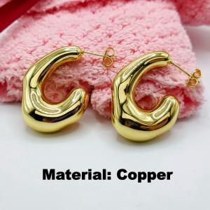 Copper Earring - KE114574-TJG